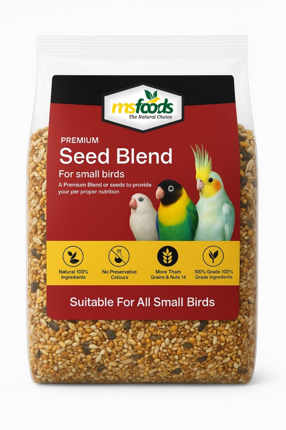 MS Premium Seed Blend for Small Birds 1.1kg