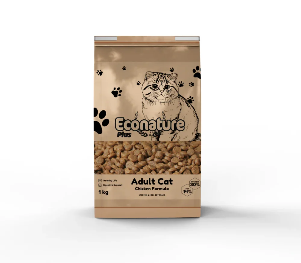 Econatur Adult Cat Food 1kg – Chicken Flavour