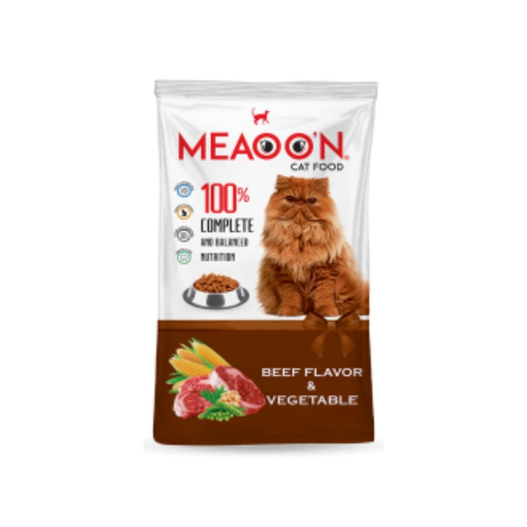 Meaoon Adult Cat Food, Beef & Vegetable