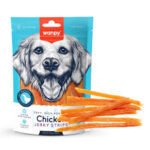 Wanpy Soft Oven-Roasted Chicken Jerky Strips for Dogs Treat