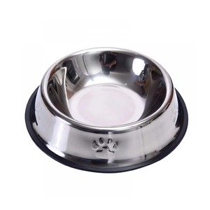 Stainless Steel Cat & DOG Bowl – Non-Slip Feeding Dish - Image 3