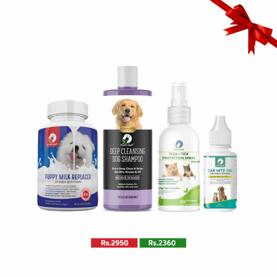 Fluff n Buff All-in-One Puppy Care Pack