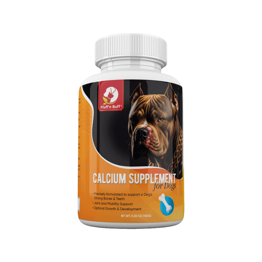 Fluff n Buff Calcium Supplement for Dogs 150g – Strong Bones & Joints