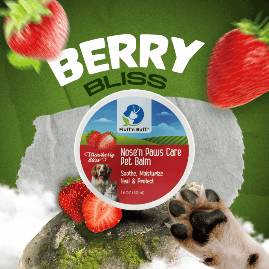 Fluff n Buff Strawberry Bliss Paw & Nose Balm