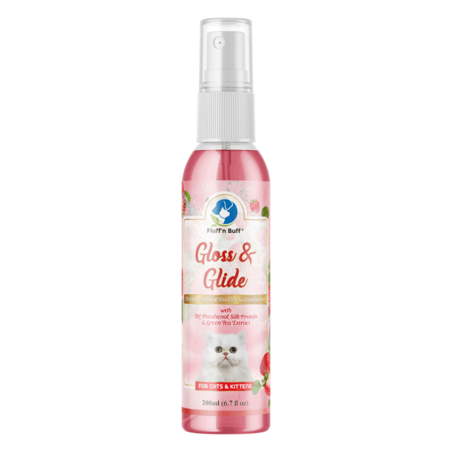 Fluff n Buff Gloss & Glide Coat Spray – Strawberry